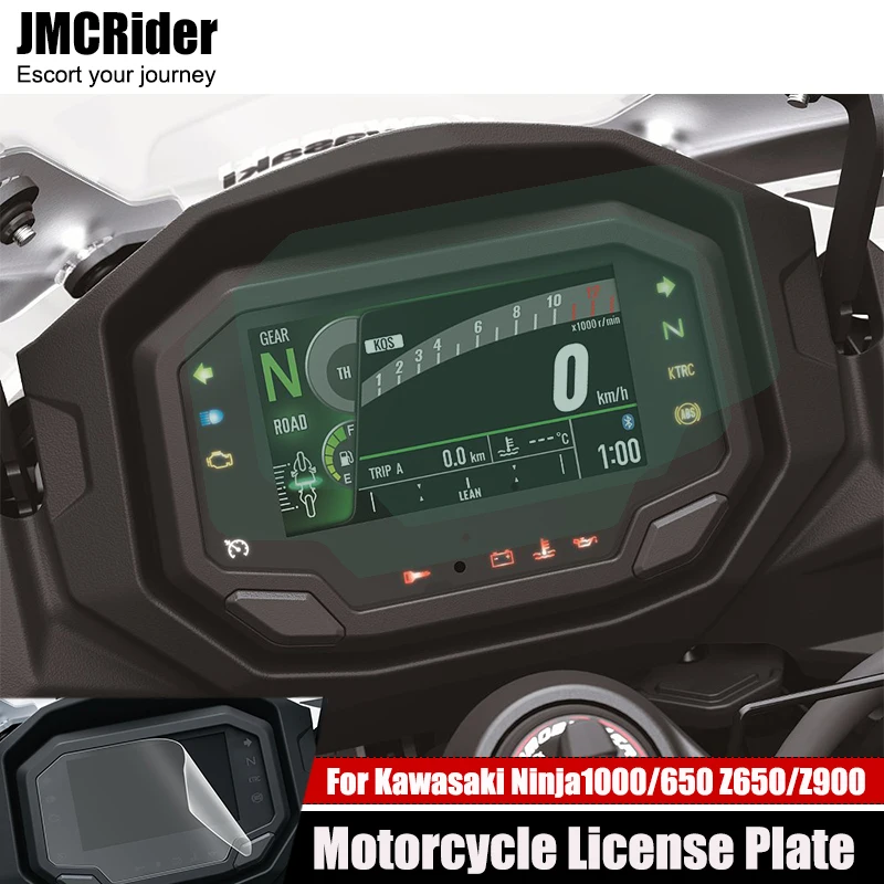 

Motorcycle speedometer Scratch TPU Protection Film Dashboard Screen For Kawasaki Z650 Z900 NINJA650 2020 Z H2 NINJA1000 2020