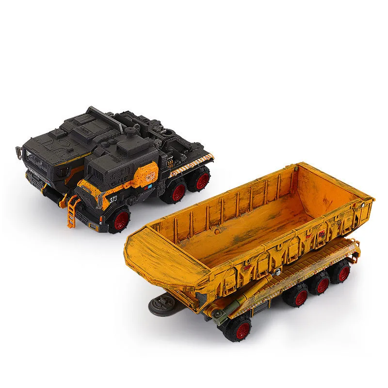 1/50 Scale Alloy Stray Earth Carrier Vehicle Diecast Buoy Transporter Vehicle Toy Simulation Static Model Child Toys Collection