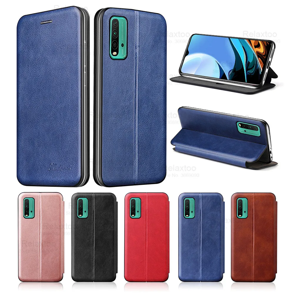 redmi 9t Case Leather Magnetic Flip phone Covers On for Xiaomi redmi 9t 9t redmy redme9t t9 red mi 9t stand wallet Cover fundas