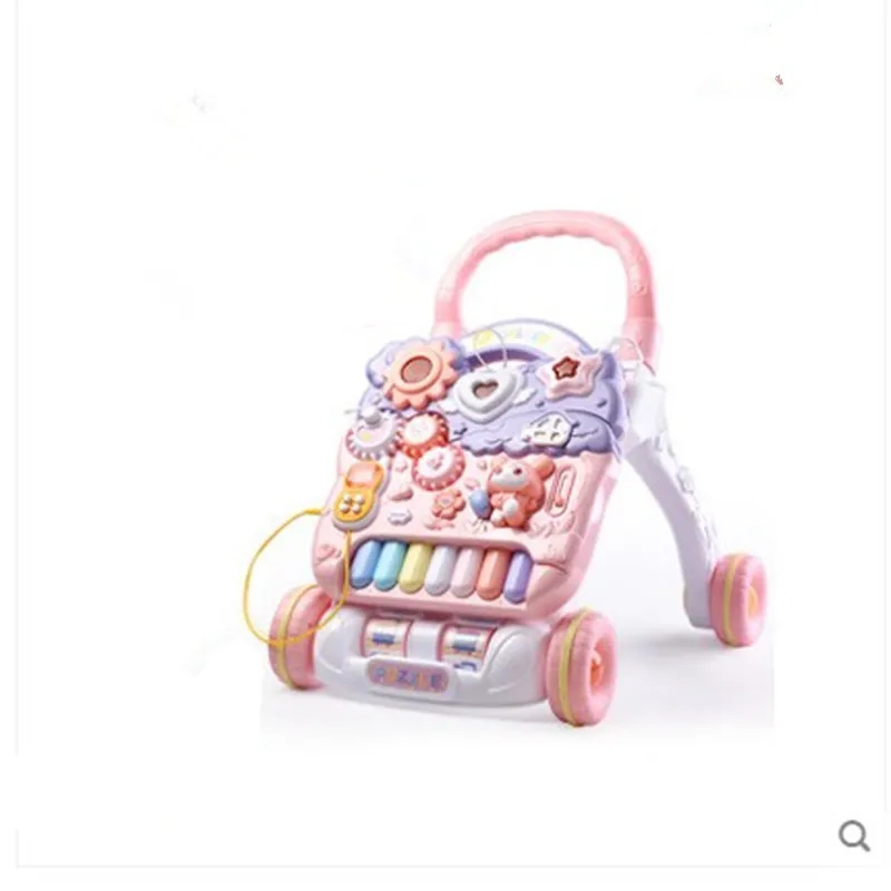 Baby walker trolley anti-o leg anti rollover multifunctional 1 baby toy walking artifact assist girl