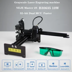 NEJE Master 2S B30635 10W CNC Laser Engraving Engraver Machine for DIY Laser Carving  Logo Mark Printer Lightburn BenBox