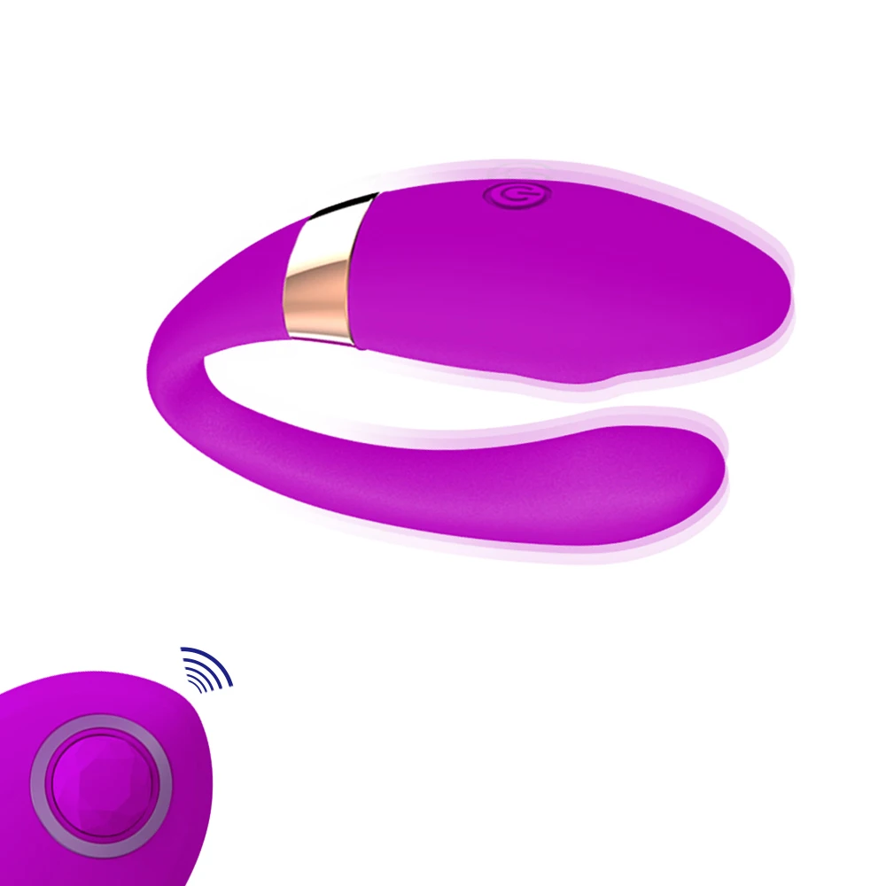 هزاز جنسي مضاد للماء على شكل حرف U للزوجين ، لعبة ممتعة للبالغين ، G-spot