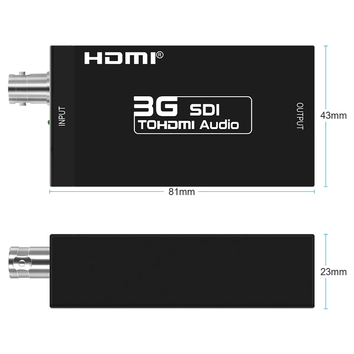 MINI 3G SDI to HDMI Converter 3G HD SDI to HDMI switch Signals SDI to HDMI Converter Supports 1080P