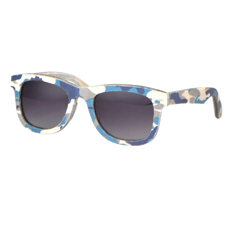 Denim Men polarized sunglasses Women\'s eyeglasses Acetate mixed Denim cloth Fashion glasses match Jeans wear for men women