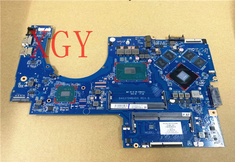 915468-601 L06666-601 For HP for PAVILION 17-AB 17-W Motherboard DAG37DMBAD0 1050 N17P-G0-A1 i7-6700HQ SR2FQ 100% Test Ok