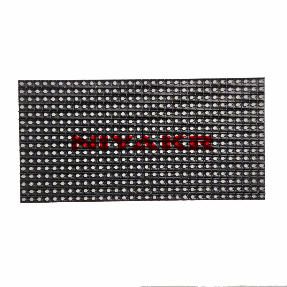 P10 Outdoor DIP 3IN1 Module Led Panel 320x160mm Matrix Resolution 32x16 Dots Full Color Display