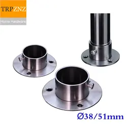 Stainless steel  round pipe seat flange  ,for 38mm diameter tube and 51mm tube