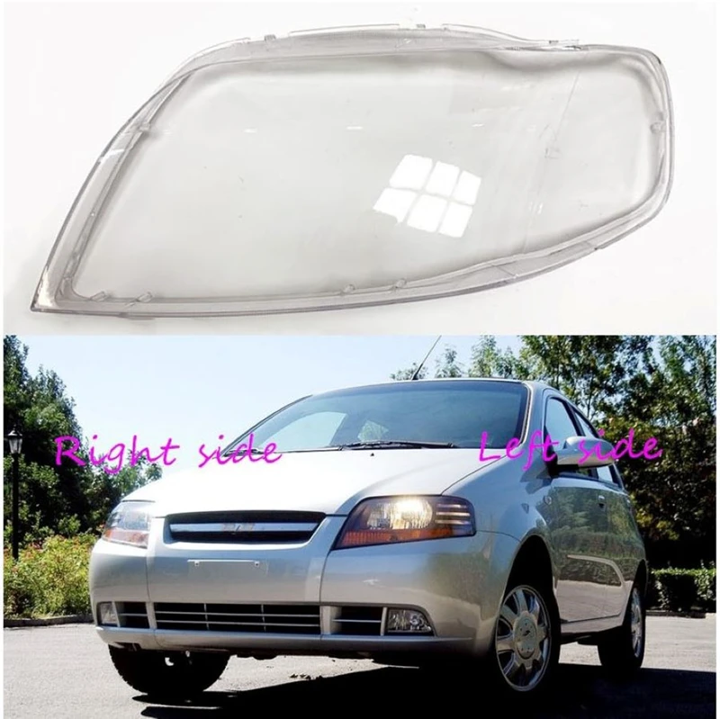 For Chevrolet Aveo 2005 2006 2007 Car Headlight cover Headlamp Lens Auto Shell Cover