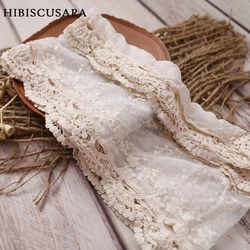 High Quality Lace Newborn Baby Photo Wraps Cotton Soft Infant Photography Fairy Swaddle Blanket Photo Shoot Filler Background