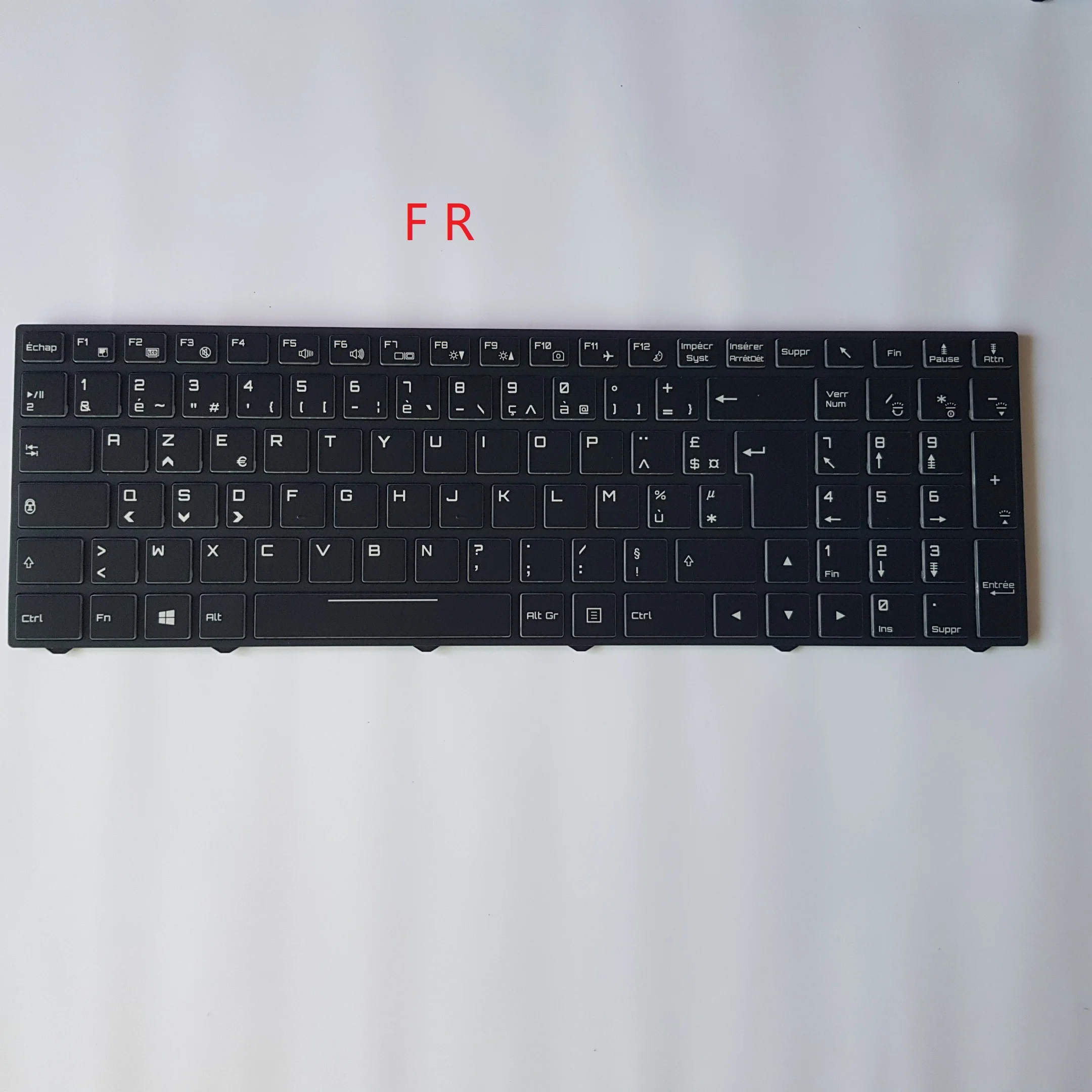 Clavier rétro-éclairé anglais français, pour CLEVO N850, P950, P955, N950, N957, N855