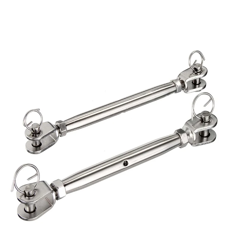 ISURE MARINE 2Pcs 316 Stainless Steel 6mm European Closed Flower Basket Boat Marine Hardware