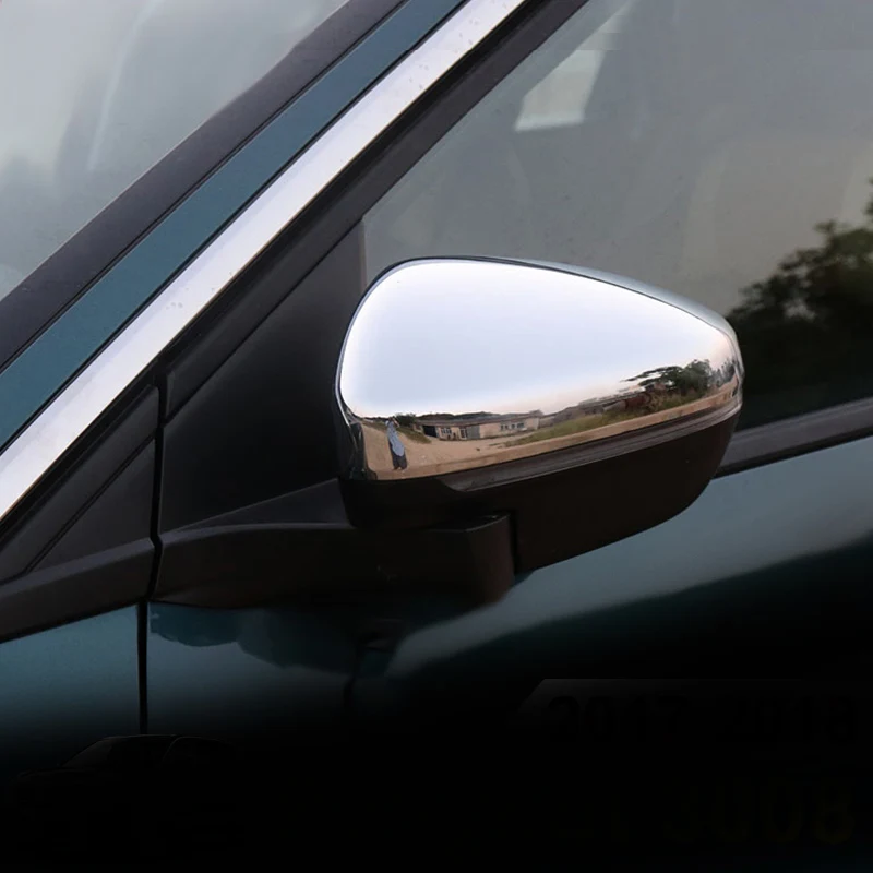 

ABS Left/Right Car Rearview Mirror Cover Side Wing Cap Shell Case Trims For Peugeot 3008 GT 3008GT 2017 2018 2019 Accessories