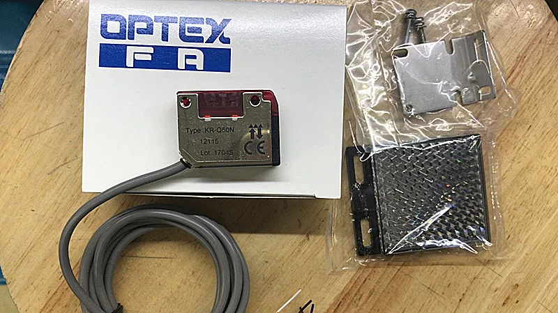 Сенсорный переключатель OPTEX, зеркальный фотоэлектрический переключатель KR-Q50N