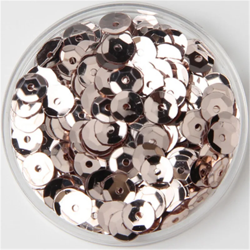 20g/Lot Multi Size 4mm/5mm/6mm Sequin PVC Round Cup Sequins Paillettes Sewing Wedding Crafts, Women Garments Accessories