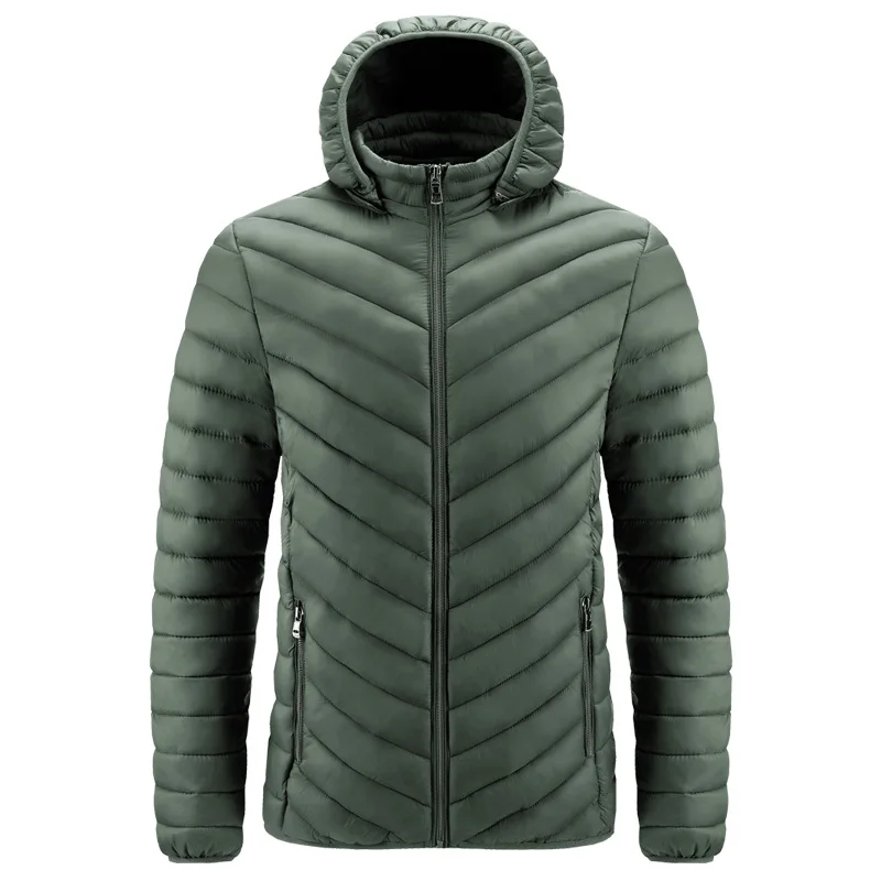 Chaqueta de plumón de pato para hombre, abrigo cálido de invierno, Parkas gruesas con capucha, talla M-4XL, YR196, 2022