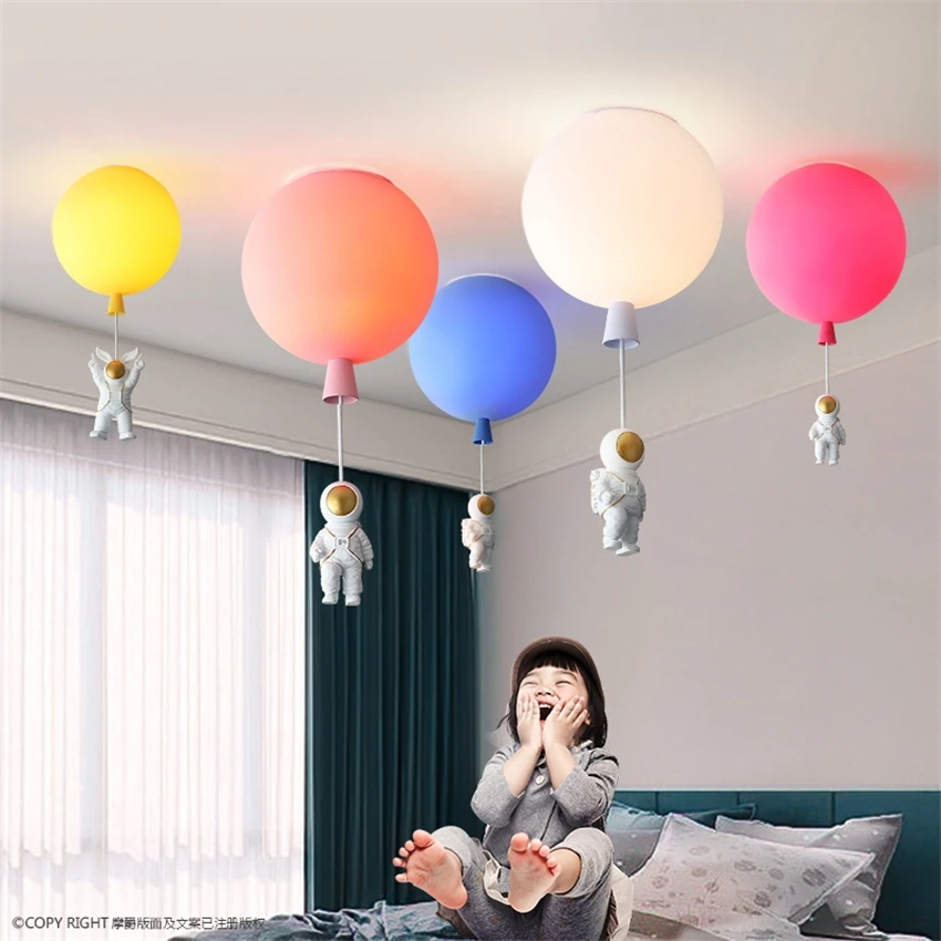 

Nordic Modern Color Balloon Ceiling Light Bedroom Study Lamp Children's Room Decoration Ceiling Lamps Cloakroom Restaurant Lamp