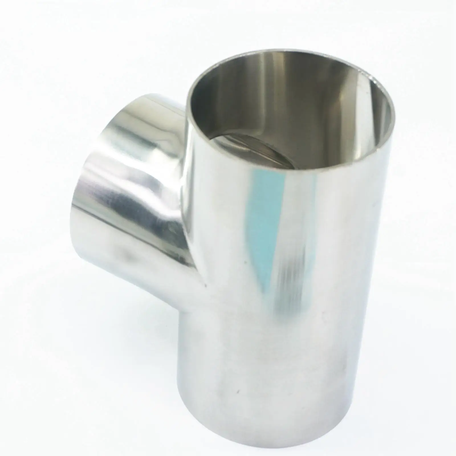 127Mm O/D 304 Rvs Sanitair Weld Tee Connector Pijp