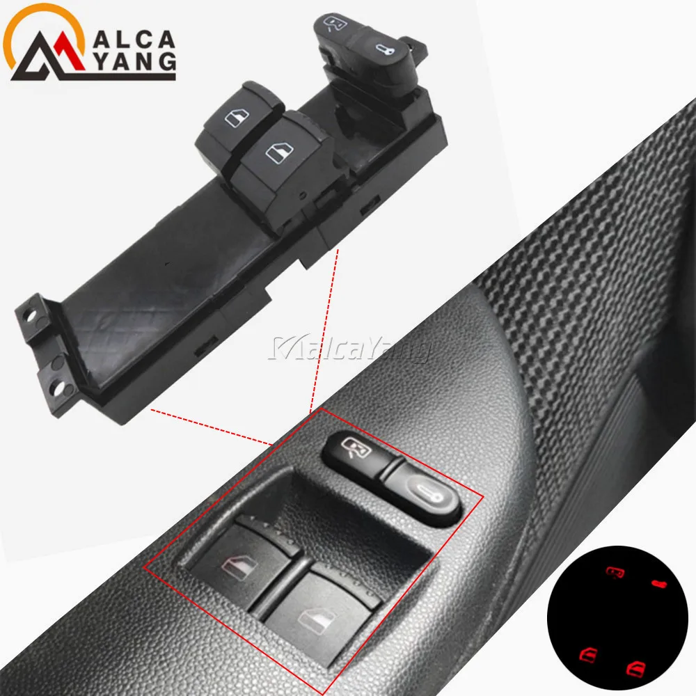 Malcayang 1J3959857A Window Panel Switch for SKODA FABIA 6Y 1999-2009 for SKODA OCTAVIA A4 1U 1999-2009 for VW Golf 1999-2005