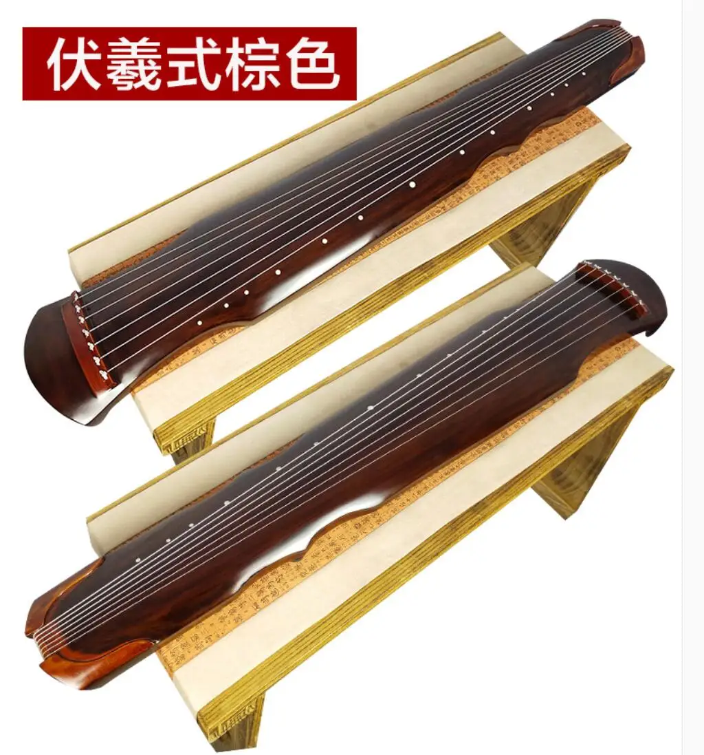 新到着伏zhongni古琴7弦古代ツィター大人/子供初心者練習手作り楽器