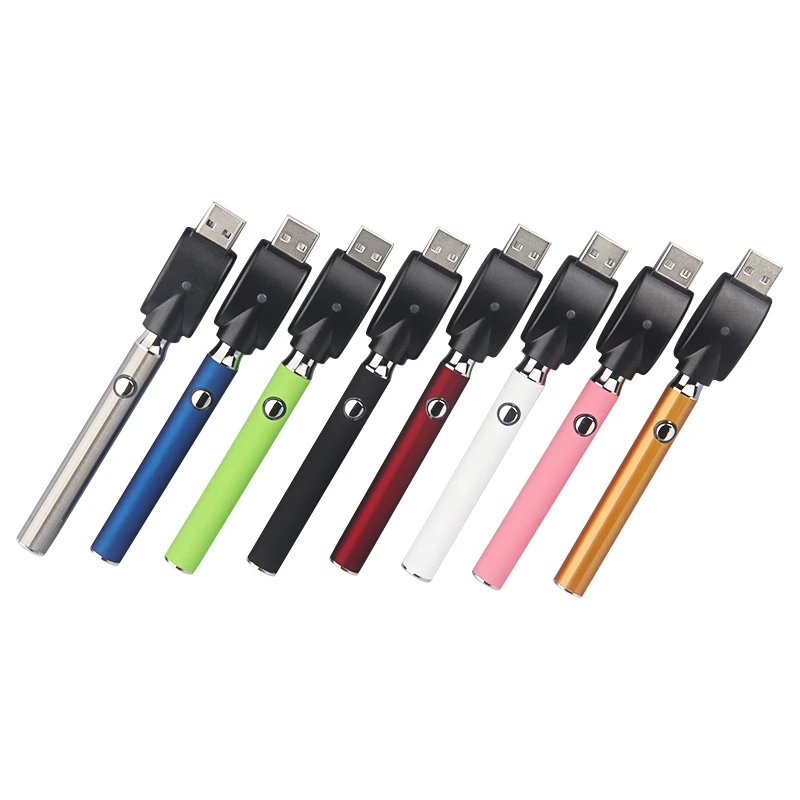 5 Stück Vorheizen Vertex 350 Gewinde Batterie USB-Lade knopf Spannung einstellen mAh fit ce3 vape cbd Öl patrone Vapor izer Pen