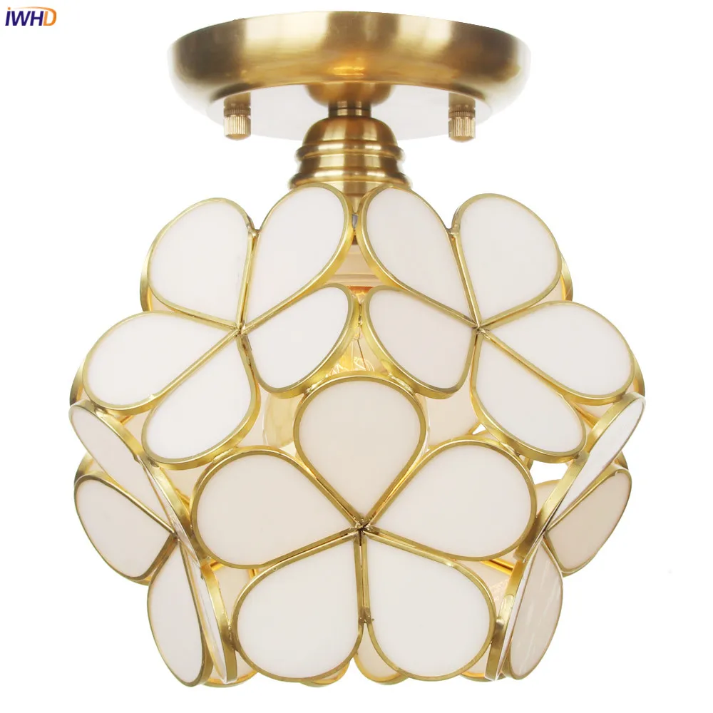 iwhd luminaria led de vidro branca lustre para sala de estar de cobre estilo nordico e moderno de alta qualidade 01