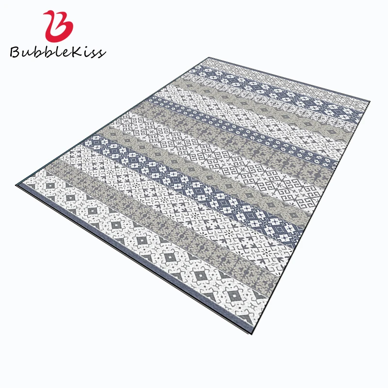 

Bubble Kiss Carpet for Living Room Gray White Geometric Pattern Carpet Home Customized Balcony Bedroom Decor Rug Comfortable