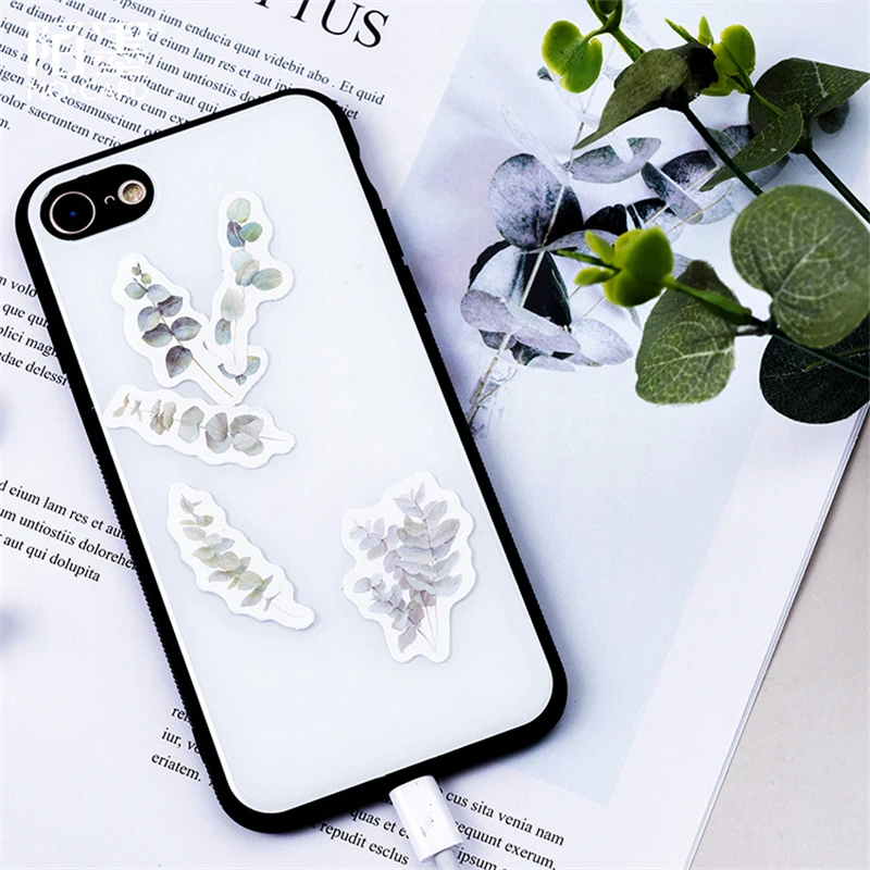 45pcs/pack Fresh Plants Stationery Stickers Label Diary Scrapbooking Decor Paper Seal Sticker