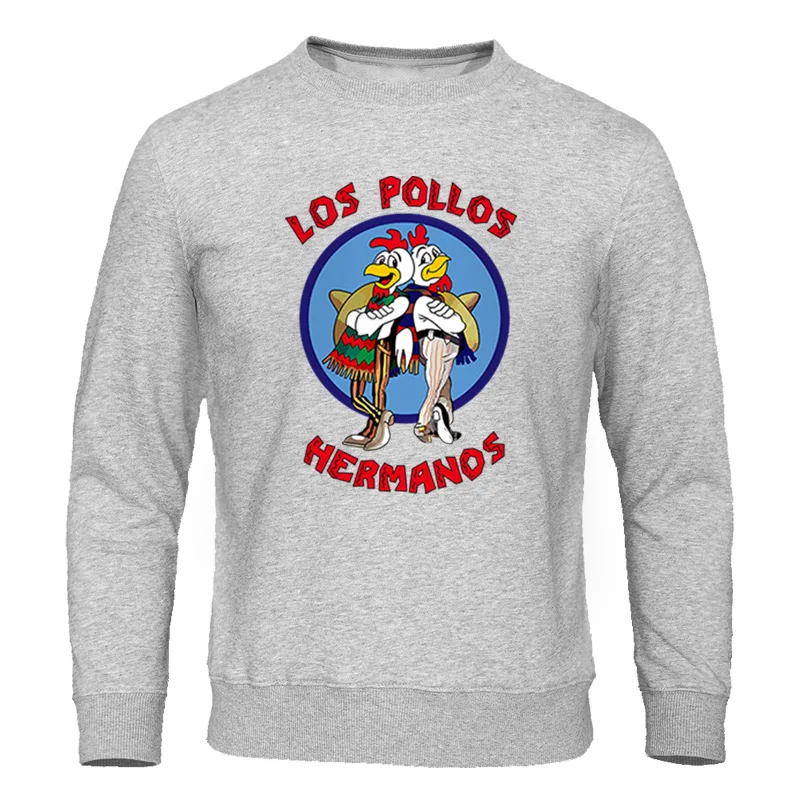 LOS POLLOS Hermanos Movie Sportswear For Men Funny Chicken Brothers Sweatshirt Loose Oversized Soft Pullover Hip Hop Streetwear