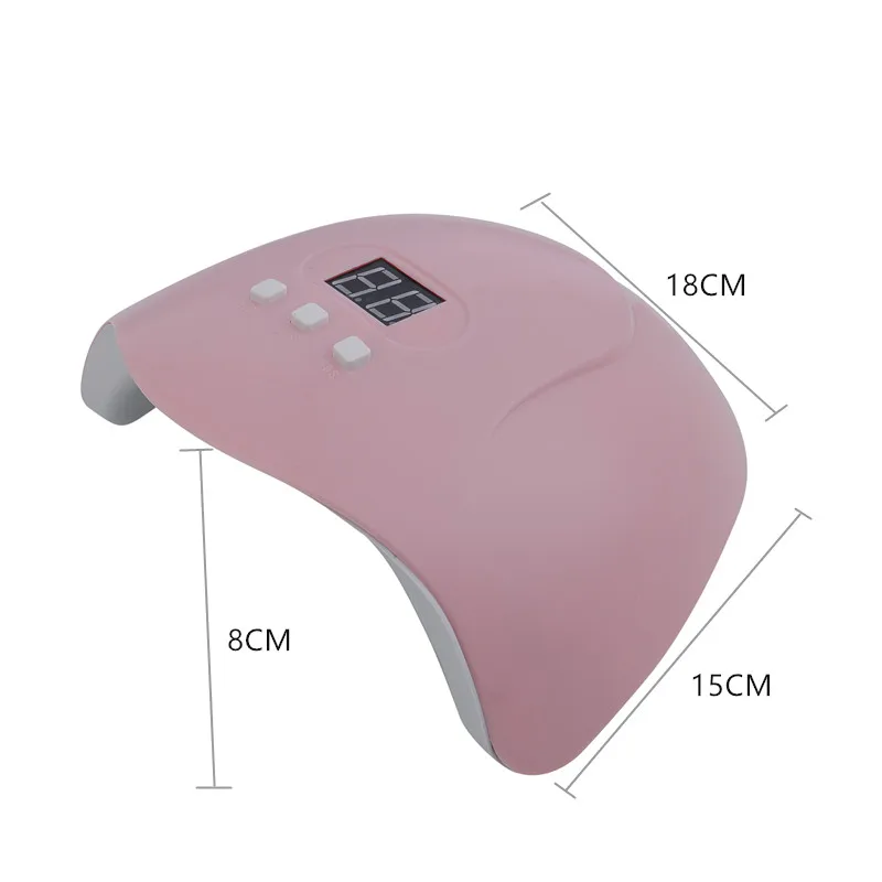 New LED Lamp Nail Dryer 18 LEDs UV Ice Lamp For Drying Gel Polish Timer Auto Sensor Manicure Tools