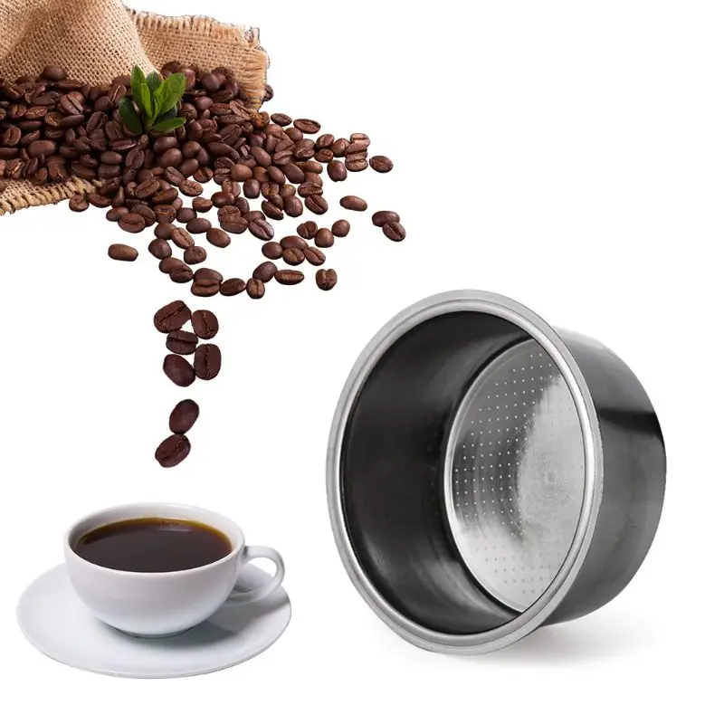 Coffee Filter Cup 51mm Pressurized Filter Basket For Breville for Delonghi Filter Krups Coffee Products Kitchen Accessories