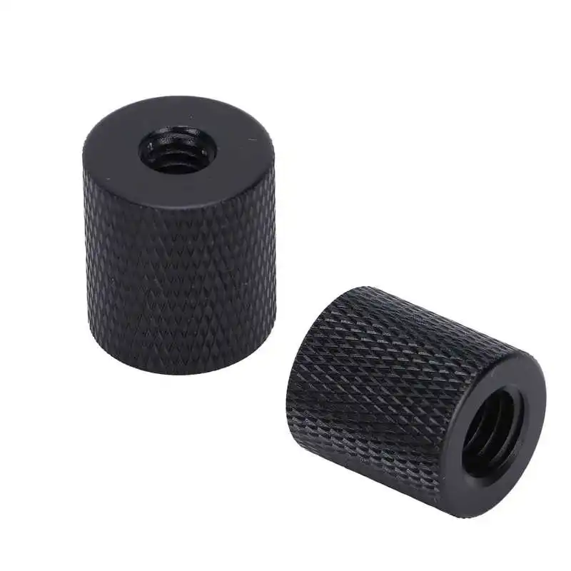 1/4 بوصة أنثى إلى 1/4 بوصة أنثى الموضوع محول سبائك الألومنيوم برغي كاميرا ترايبود Monopod محول