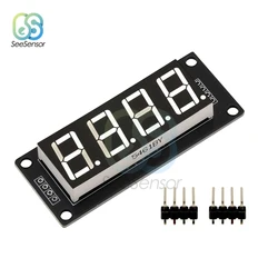 TM1637 modulo Display a LED per Arduino 7 segmenti 4 bit 0.56 pollici scheda modulo orologio digitale a tubo