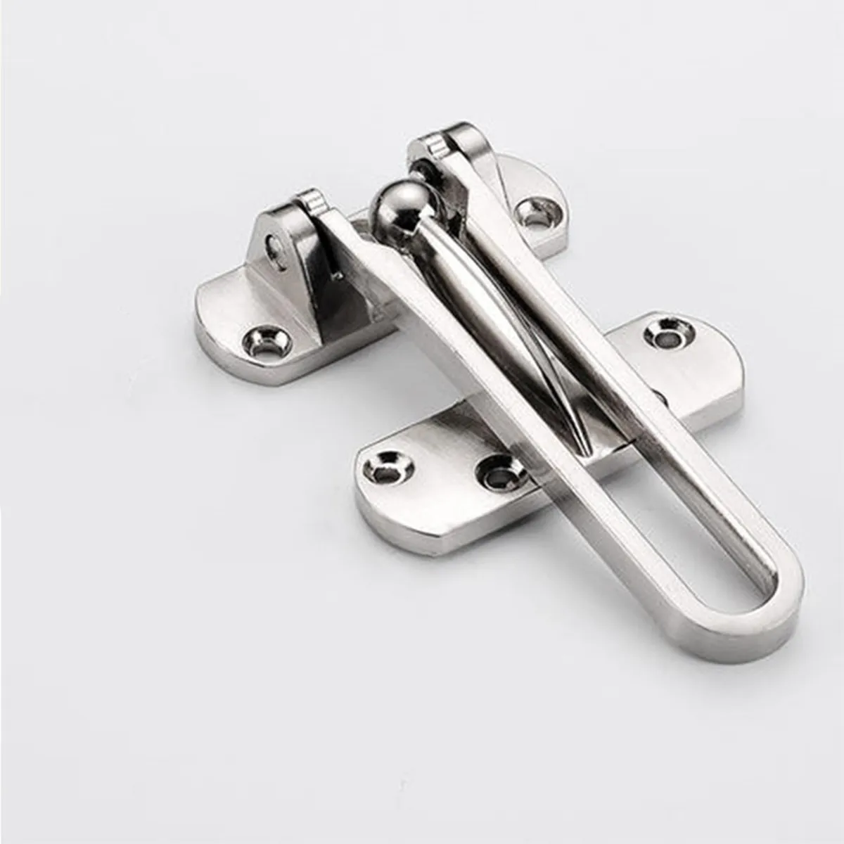 New High Quality Zinc Alloy Hasp Latch Lock Door Chain Anti-theft Clasp Convenience Window Cabinet Locks For Home Hotel Security