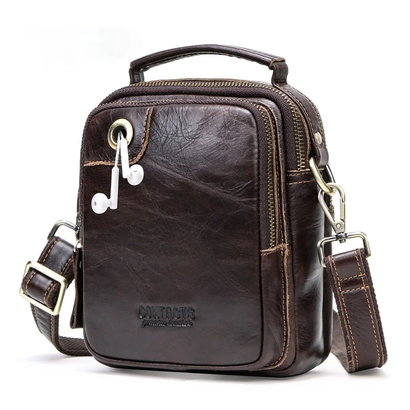 

Fashion casual mini messenger bag cowhide mobile phone shoulder bag