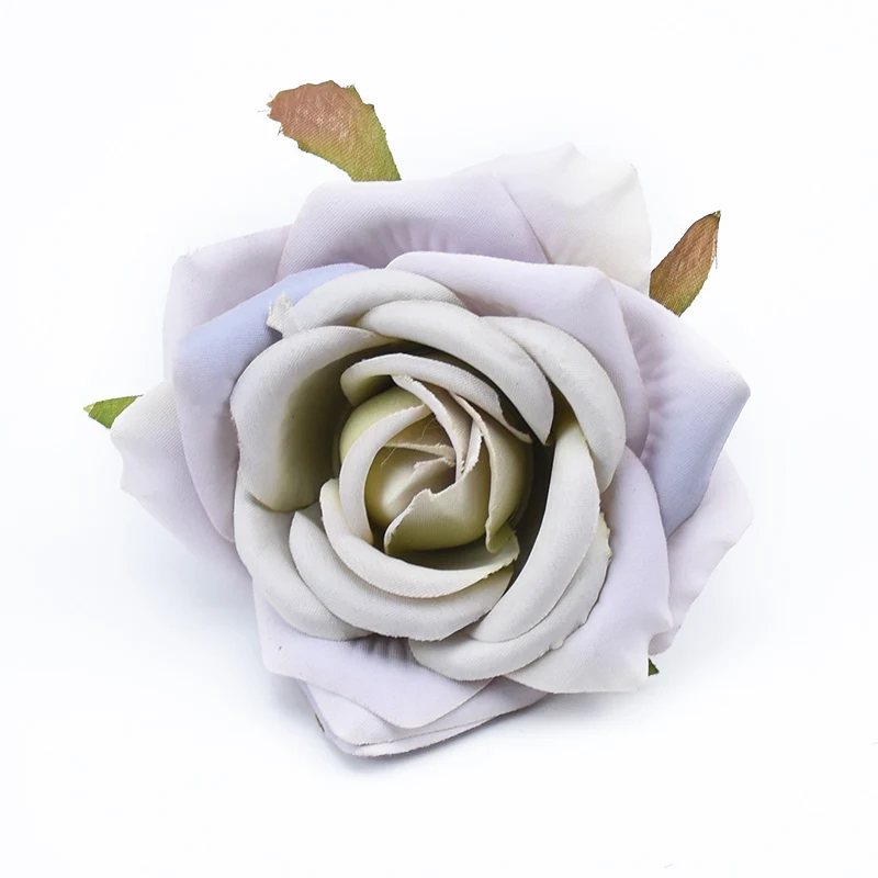 6 Stück Seidenrosenköpfe für Scrapbooking, Hochzeit, Heimdekoration, DIY-Geschenkboxen, Weihnachtsgirlanden, Haushaltsprodukte, Kunstblumen – Detail 8
