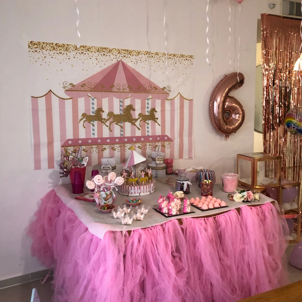 Yeele كاروسيل الدورية هزاز الحصان الطفل حفلة عيد ميلاد التصوير خلفيات خلفيات للتصوير الفوتوغرافي لاستوديو الصور