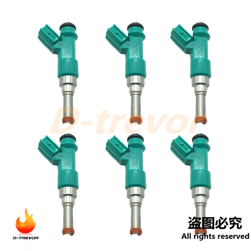 

6Pcs Fuel Injector 23250-31090 For Toyota Camry Highlander Sienna Lexus RX450h RX350