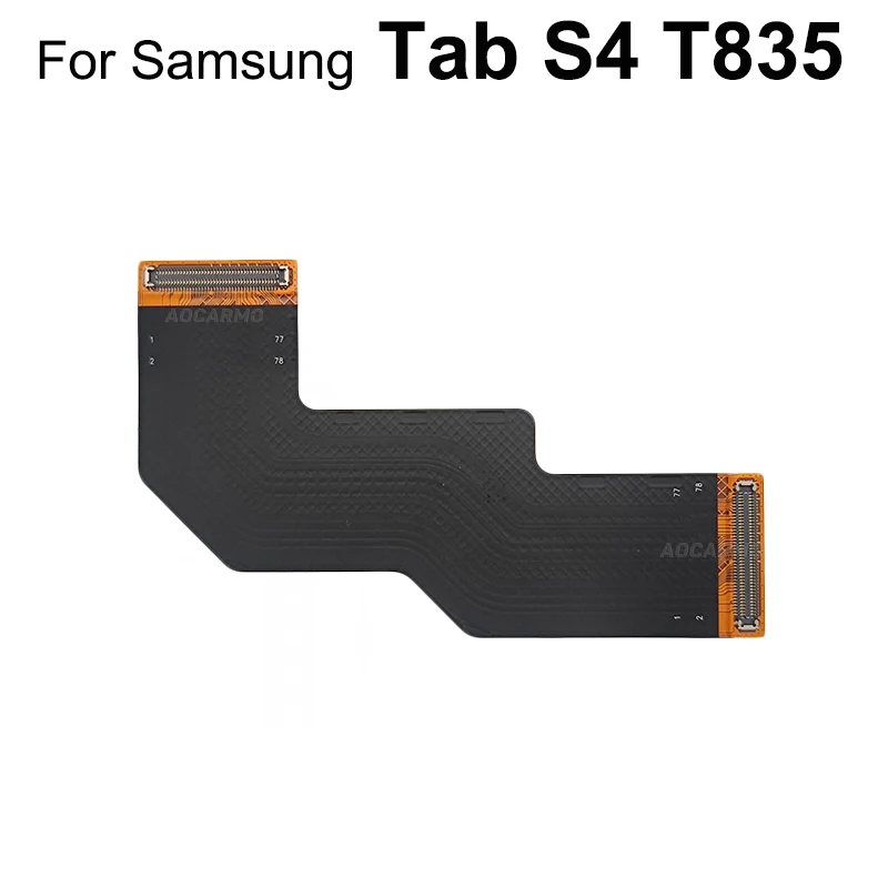 Aocarmo-conector de placa base para Samsung GALAXY Tab S4, pieza de reparación de Cable flexible, T835, t830