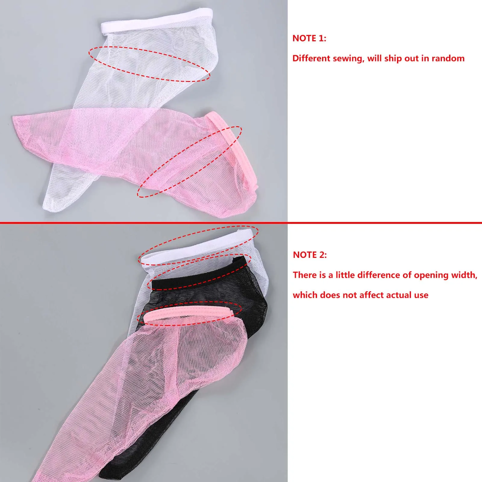 CLEVER-MENMODE Sexy Men Lingerie Penis Pouch Sheath Cover Mesh Underwear Thongs Underpants Penis Socks Adults Game Props Couple