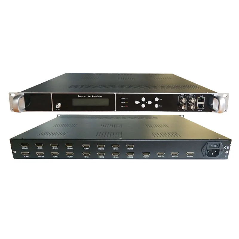 OTV-EM20 Multi-channel HD H264 Encoder With up to 20 Channel HDMI to DVBC T ATSC ISDBTb RF Modulator