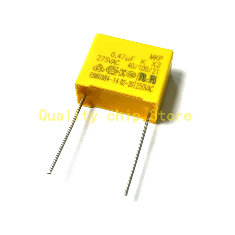 Capacitor x2 série 275v 275vac, 0.001uf ~ 1uf, capacitor de filme de polipropileno novo 10nf 100nf 150nf 220nf 680nf 470nf 0.22uf 0.47uf