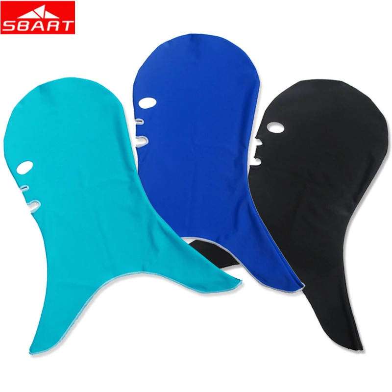 SBART Men Women Diving Masks Snorkeling Headwear Lycra Anti-UV Sunscreen Facekini Swimming Head Ear Hair Jellyfish Protection