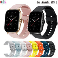 Silicone Original 20mm WatchBand Strap For Xiaomi Amazfit GTS 2 Smartwatch Bracelet Wristband For Amazfit Bip S Watchstrap belt