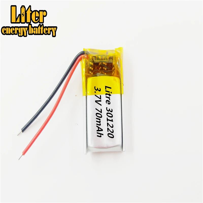 Литиевый аккумулятор лучшего бренда 3,7 в Bluetooth-гарнитура 031220 301220 70 мА · ч MP3 MP4 маленькие игрушки ba