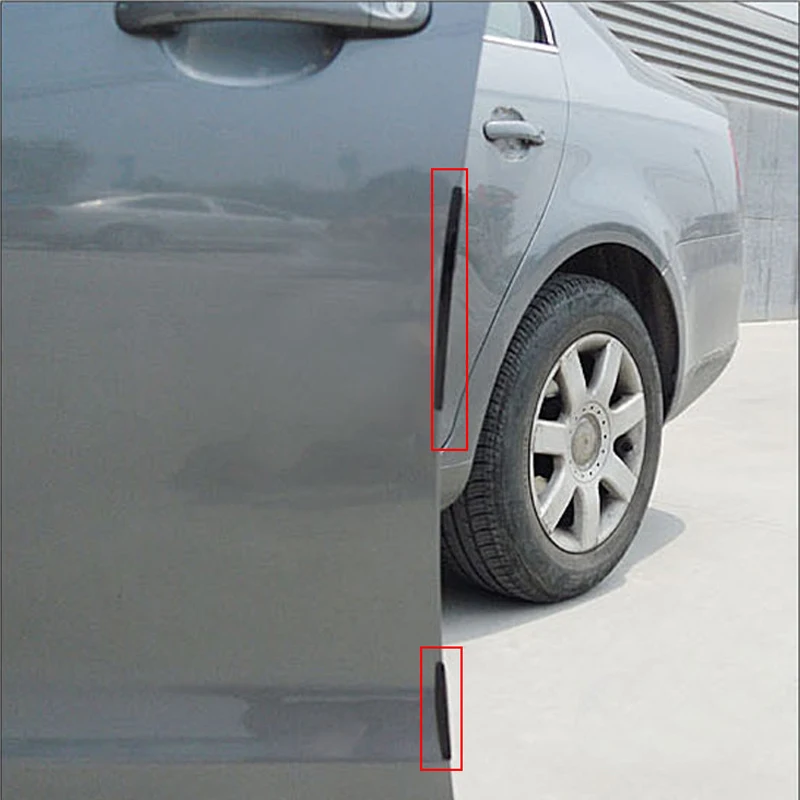 Universal Car Door Side Edge Protector Strip Auto 8pcs/set SUV Scrape Guard Bumper Handle Protective Cover Sticker Auto Decal