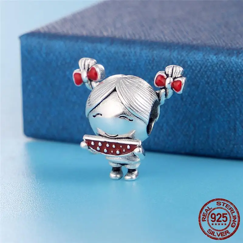 Im Angebot Charms Kleine Mädchen Jungen Anhänger Prinzessin Prinz Hund Katze Perlen Passend für Original-Armband Schmuck Kindergeschenk – Detail 17