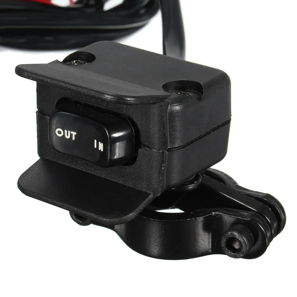 

12V ATV/UTV Winch Rocker Switch Handlebar Control Line Accessories Suitable for Motorclcles