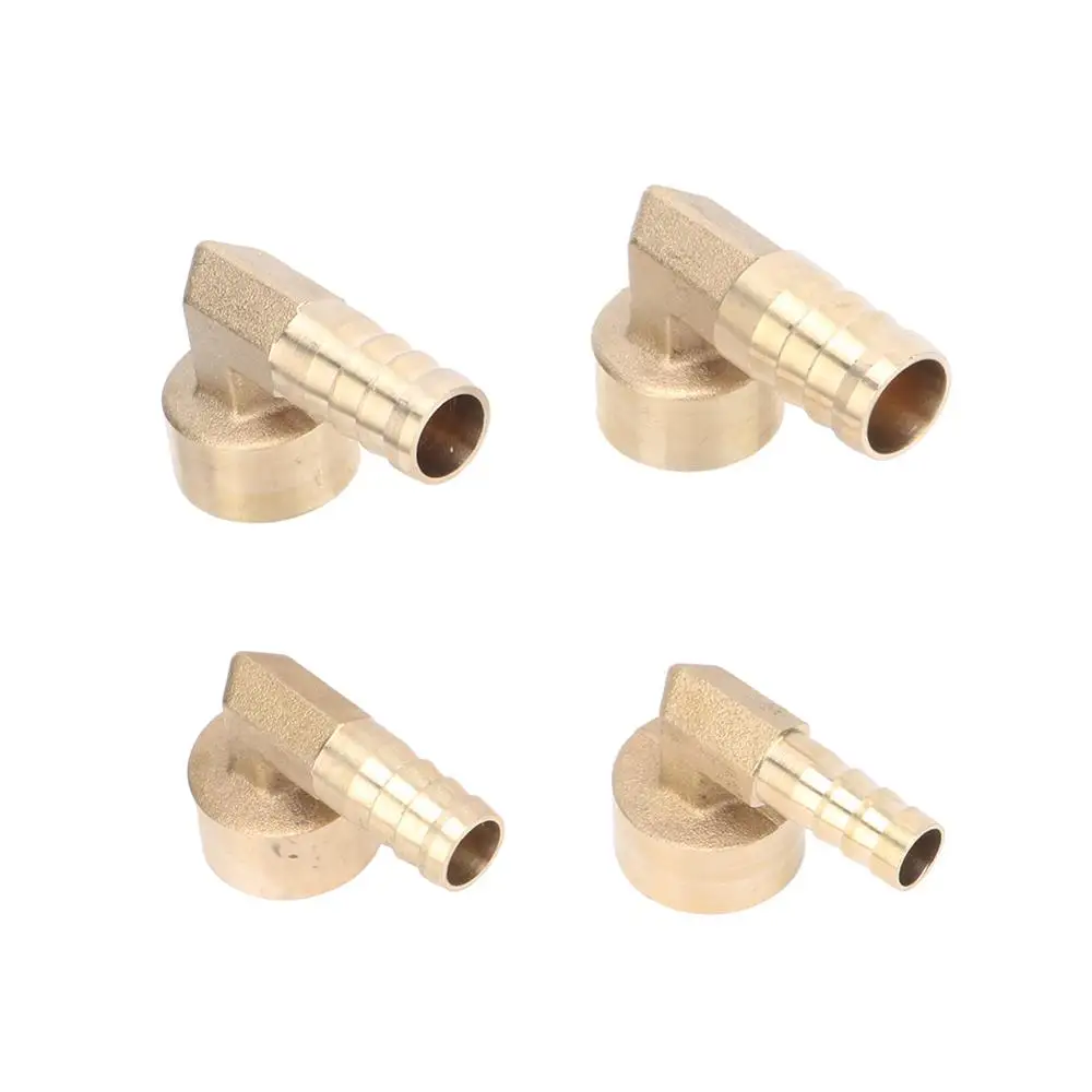 

2Pcs Barb Tail 1/2" Female Thread 10mm 12mm 14mm 16mm Brass Hose Pipe Fitting Elbow Copper Connector Joint Coupler Adapters New