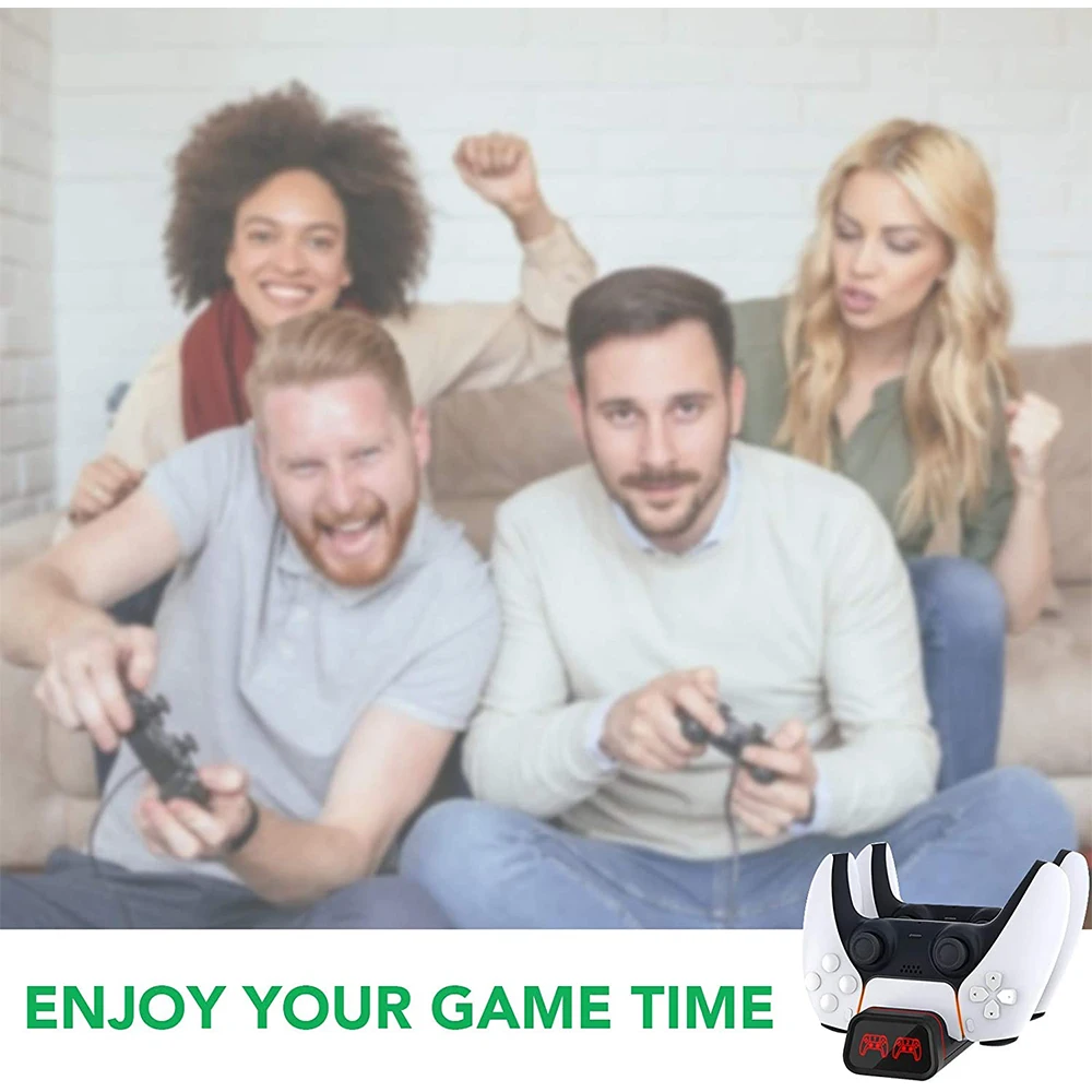 듀얼 도크 충전 스테이션 핸들 컨트롤러 충전기 스탠드 스테이션, Xbox 시리즈 X, S, PS5, 닌텐도 스위치용 충전 홀더