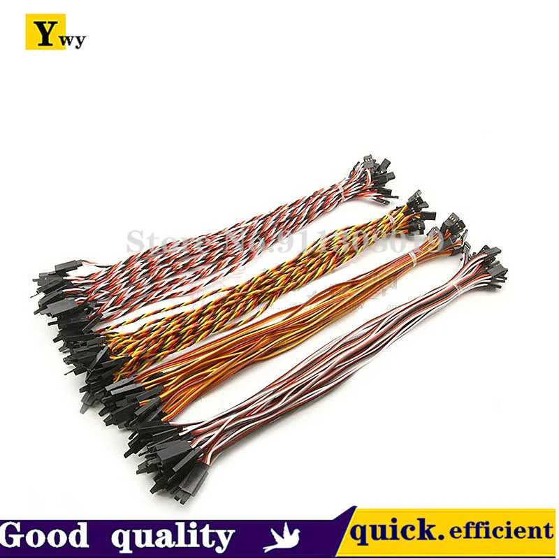 4PCS/6PCS/10Pcs 10CM/15CM/30CM/50CM/100CM/200CM Servo Extension Lead Wire Cable For RC Futaba JR Male to Female 30AWG